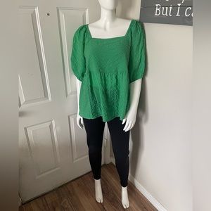 3XL Green Oddy Babydoll Shirt